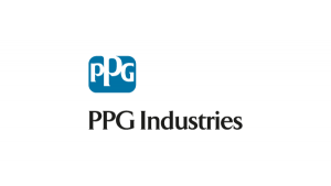 Logo PPG Industries 16:9 op witte achtergrond - Farmsum, provincie Groningen