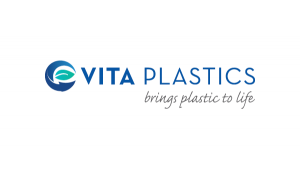 Logo Vita Plastics 16:9 op witte achtergrond - Leek, provincie Groningen
